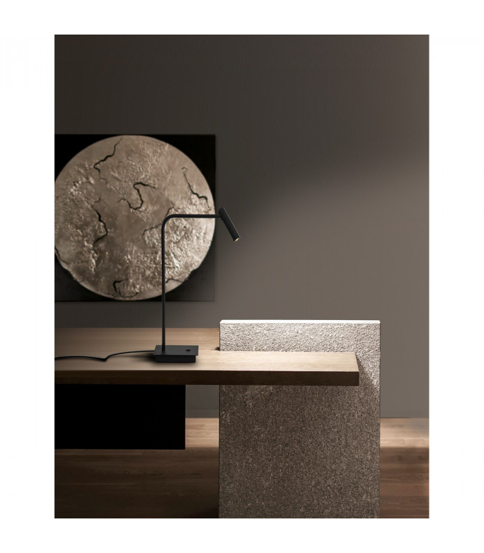 Sicily Integrated LED Table Lamp Table Lamp Sand Black Aluminium LED 3W 3000K 190Lum-2