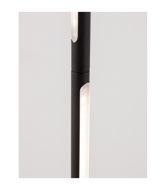Handy LED Integrated Floor Lamp Sandy Black Aluminium Rotating - Switched LED 25W 2600Lm 3000K-3