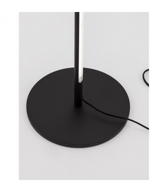 Handy LED Integrated Floor Lamp Sandy Black Aluminium Rotating - Switched LED 25W 2600Lm 3000K-6