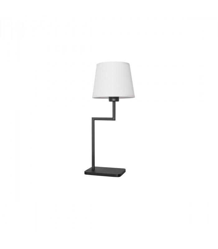 Flex Table Lamp with Round Tapered Shade Sandy Black Aluminium LED E27-1