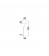 Flex Floor Lamp with Tapered Shade Sandy Black Aluminium LED E27-6