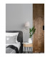 Sage Reading Light White Aluminium White Fabric Shade Switched LED E27 LED 1x3W 190Lm 220 Volt-2