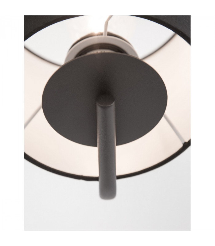 Sage Reading Light Black Aluminium Black Fabric Shade Switched LED E27 LED 1x3W 190Lm 220 Volt-8