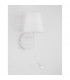 Nia Reading Light White Metal White Fabric Shade Switched LED 3W 3000K 180Lm LED E14-3