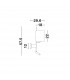 Yama Reading Light White Fabric Shade White Aluminium Adjustable - Switched LED 3W 210Lm 3000K LED E27-5