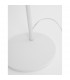 Yama Floor Lamp with Shade White Fabric Shade White Aluminium Switched LED E27-6