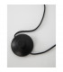 Yama Floor Lamp with Shade Black Fabric Shade Black Aluminium Switched LED E27-5