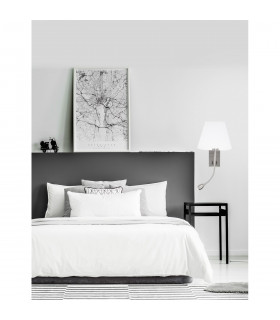 Valencia Reading Light Sand Satin Nickel Aluminium White Shade LED 3W 190lm LED E27-2