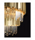 Baladona 20 Light Pendant Ceiling Light Golden Brass Aluminium Crystal LED G9-3