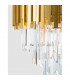 Grane 8 Light Pendant Ceiling Light Gold Metal Crystal LED E14-3