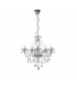 Connor 60cm Multi Arm Chandelier Chrome Aluminium Glass K9 Crystal LED E14-1