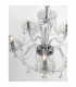 Connor 60cm Multi Arm Chandelier Chrome Aluminium Glass K9 Crystal LED E14-3