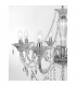 Connor 75cm Multi Arm Chandelier Chrome Aluminium Glass K9 Crystal LED E14-2
