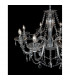Connor 75cm Multi Arm Chandelier Chrome Aluminium Glass K9 Crystal LED E14-3