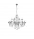 Connor 100cm Multi Arm Chandelier Chrome Aluminium Glass K9 Crystal LED E14-1