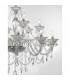 Connor 100cm Multi Arm Chandelier Chrome Aluminium Glass K9 Crystal LED E14-3
