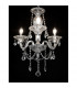 Connor 48cm Multi Arm Chandelier Chrome Aluminium Glass K9 Crystal LED E14-2
