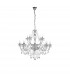 Connor 100cm Multi Arm Chandelier Chrome Aluminium Glass K9 Crystal LED E14-1