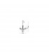 Connor 100cm Multi Arm Chandelier Chrome Aluminium Glass K9 Crystal LED E14-3