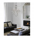 Mozart 58cm Multi Arm Chandelier Chrome Aluminium Glass K9 Crystal LED E14-2