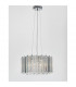 Element 5 Light Pendant Ceiling Light Chrome Aluminium Glass K9 Crystal LED G9-3