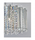 Element 5 Light Pendant Ceiling Light Chrome Aluminium Glass K9 Crystal LED G9-6