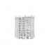 Element Wall Lamp Chrome Aluminium Glass K9 Crystal LED G9-1