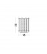Element Wall Lamp Chrome Aluminium Glass K9 Crystal LED G9-4