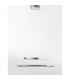 Netuno Integrated LED Pendant Ceiling Light Chrome Aluminium Crystal Adjustable LED 36W 1980Lm 3000K-3