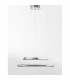 Netuno Integrated LED Pendant Ceiling Light Chrome Aluminium Crystal Adjustable LED 36W 1980Lm 3000K-4