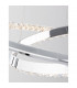 Netuno Integrated LED Pendant Ceiling Light Chrome Aluminium Crystal Adjustable LED 36W 1980Lm 3000K-7