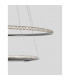 Netuno Integrated LED Pendant Ceiling Light Chrome Aluminium Crystal Adjustable LED 50W 2570Lm 3000K-5