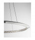 Netuno Integrated LED Pendant Ceiling Light Chrome Aluminium Crystal LED 32W 1580Lm 3000K-2