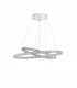 Celine Integrated LED Pendant Ceiling Light Chrome Aluminium Crystal Adjustable LED 52W 3120Lm 3000K-3