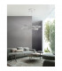 Celine Integrated LED Pendant Ceiling Light Chrome Aluminium Crystal Adjustable LED 40W 2400Lm 3000K-2