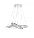 Celine Integrated LED Pendant Ceiling Light Chrome Aluminium Crystal Adjustable LED 40W 2400Lm 3000K-3