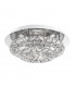 Quentin Ceiling Light Chrome Aluminium K9 Crystal LED 28W 1560Lm 3000K-1