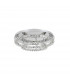 Quentin Integrated LED Semi Flush Light Chrome Aluminium K9 Crystal LED 44W 2640Lm 3500K-1