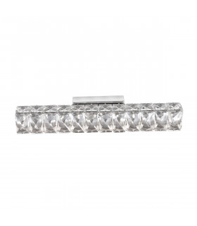 Corona Integrated LED Wall Lamp Chrome Aluminium K9 Crystal LED 8W 480Lm 3000K-1