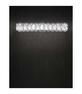 Corona Integrated LED Wall Lamp Chrome Aluminium K9 Crystal LED 8W 480Lm 3000K-2