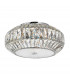 Valence 6 Light Ceiling Light Clear Crystal White Glass G9-1