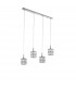 Nice 4 Light Bar Pendant Ceiling Light Clear Crystal Chrome Aluminium G9-1