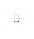 Nice 4 Light Bar Pendant Ceiling Light Clear Crystal Chrome Aluminium G9-3