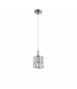 Nice Slim Pendant Ceiling Light Clear Crystal Chrome Aluminium G9-1