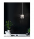 Nice Slim Pendant Ceiling Light Clear Crystal Chrome Aluminium G9-2