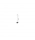 Nice Slim Pendant Ceiling Light Clear Crystal Chrome Aluminium G9-3