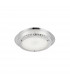 Zeffari Integrated LED Semi Flush Light Chrome Aluminium K9 Crystal Sand LED 41W 2460Lm 4000K-1
