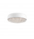 Lyon 6 Light Ceiling Light Matt White Aluminium Crystal G9-1