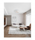 Lyon 6 Light Ceiling Light Matt White Aluminium Crystal G9-2