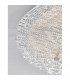 Wing Decorative Flush Ceiling Light White Metal Glass LED 40W 2400Lm 3000K-5